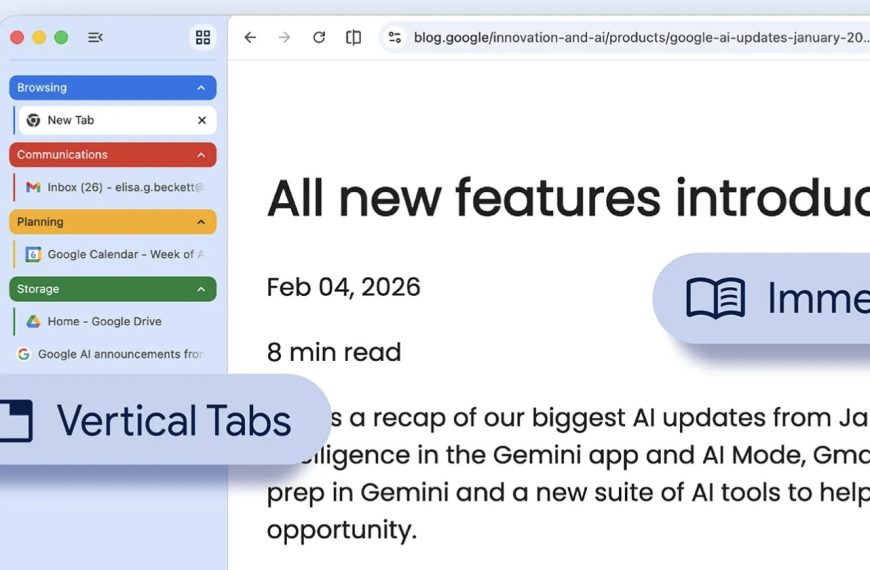 Google Chrome adopte enfin les onglets verticaux