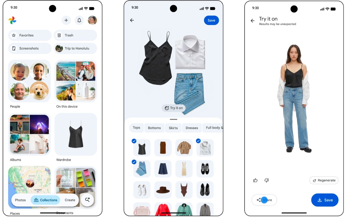 Google Photos va transformer votre galerie en dressing numérique grâce à cette nouvelle fonction IA