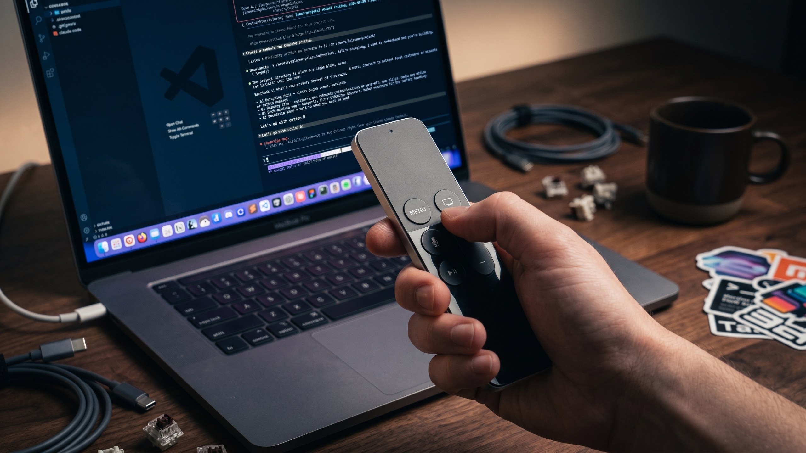 Hypervibe – Codez avec une télécommande Apple TV
