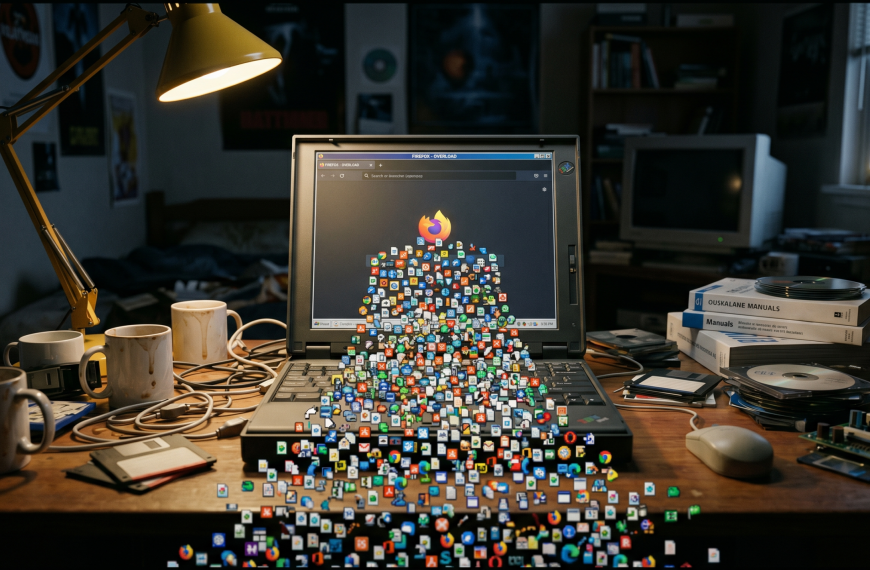 Il charge TOUTES les extensions Firefox dans son navigateur