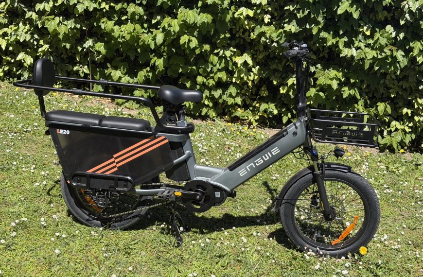 J'ai testé le Engwe LE20 Passenger, le vélo cargo aux 350 km d'autonomie