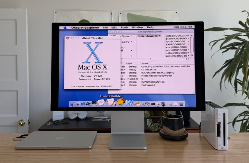 Il fait tourner macOS X sur une Nintendo Wii pour prouver que c’est possible