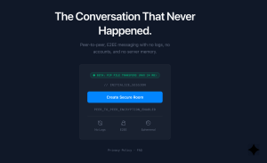 Nullroom – Un chat P2P qui s'efface en 15 minutes