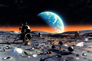 On a laissé 180 tonnes de bazar sur la Lune