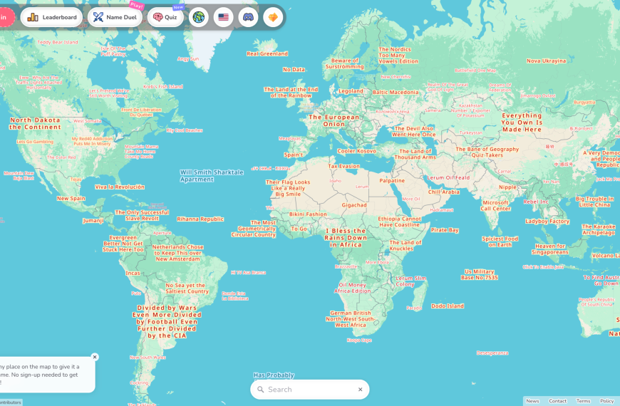 Rename World – Et si on renommait la Terre entière ?