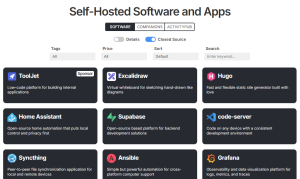 selfh.st – L'annuaire vivant du self-hosting