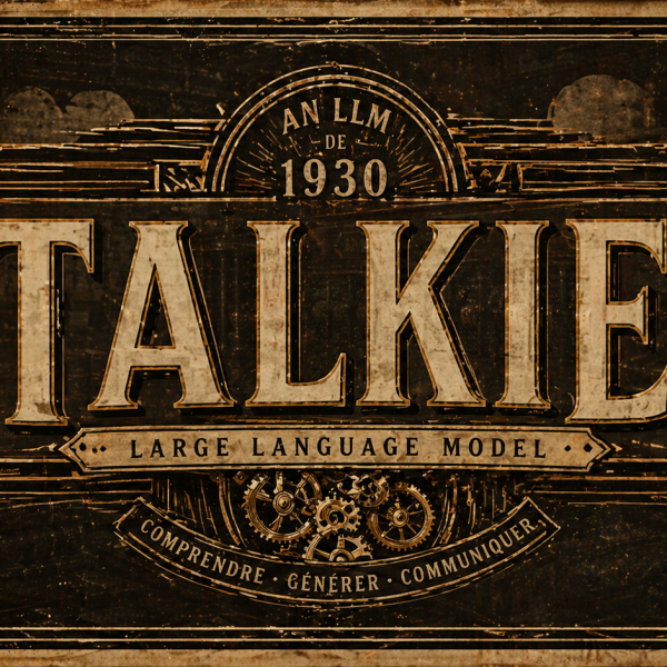 Talkie-1930 – Le LLM qui pense qu'on est en 1930