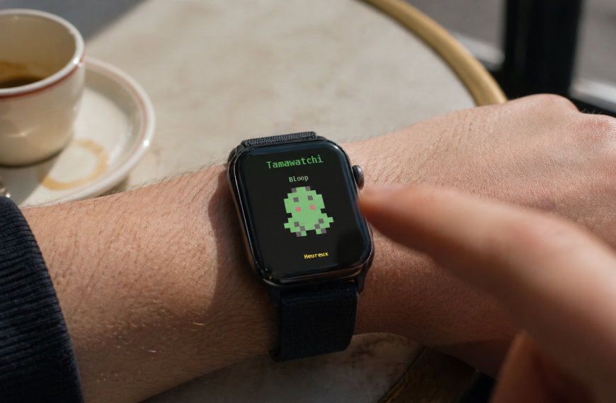 Tamawatchi – Un Tamagotchi natif Apple Watch qui mange vos pas