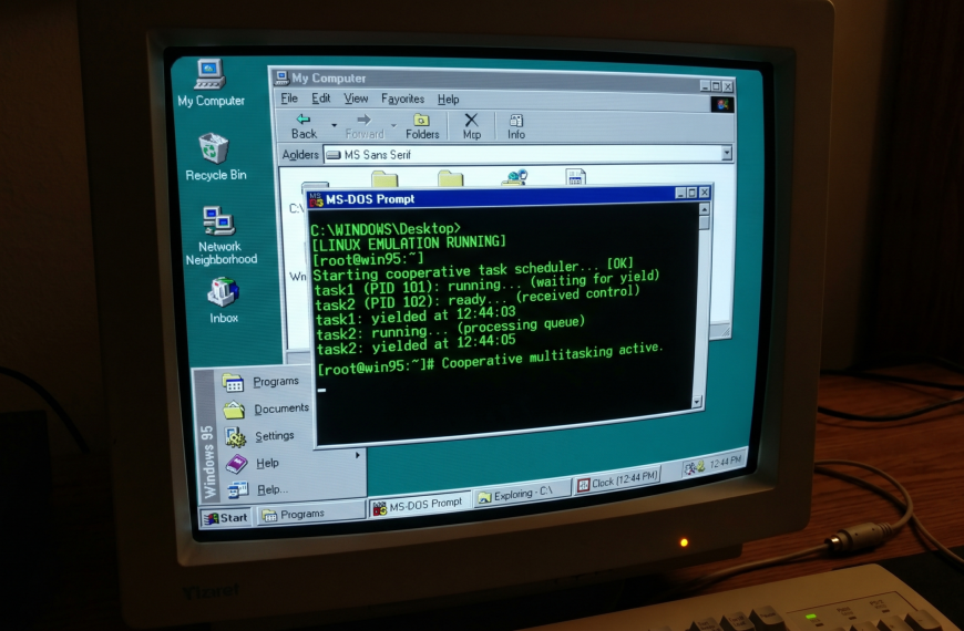 WSL9x – Un Linux qui tourne dans un Windows 95