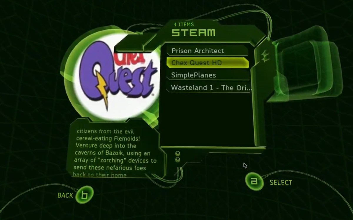 Pourquoi lancer ses jeux PC via Steam quand on peut le faire depuis le launcher de la première Xbox ?