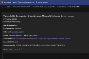 Les serveurs Exchange on premise frappés par un exploit zero-day