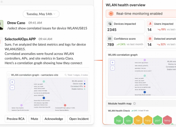Selector muscle la visibilité réseau du multicloud de NetOps