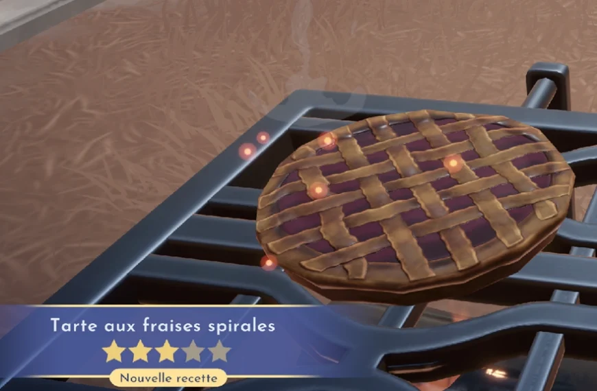 Tarte aux fraises spirales Dreamlight Valley : comment préparer cette recette 3 étoiles ?