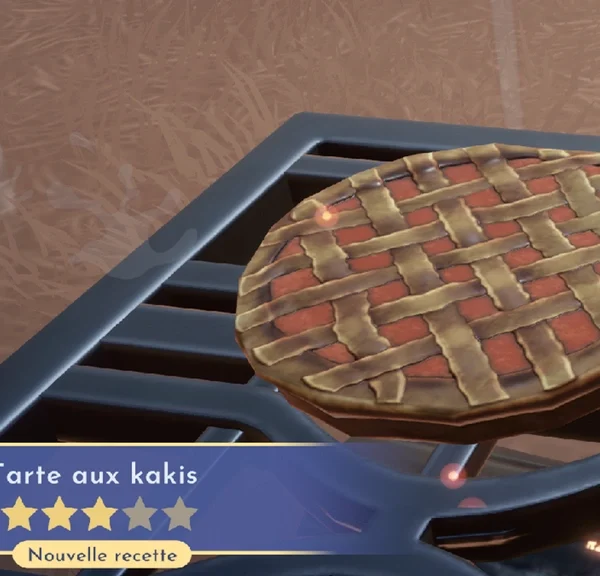 Tarte aux kakis Dreamlight Valley : comment préparer cette recette 3 étoiles ?
