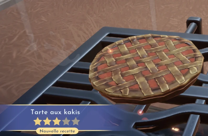 Tarte aux kakis Dreamlight Valley : comment préparer cette recette 3 étoiles ?