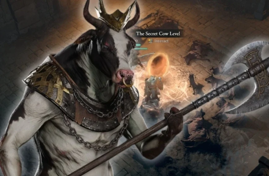 Le niveau des vaches dans Diablo 4 a été découvert, mais on se demande vraiment comment les gens ont réussi à le trouver