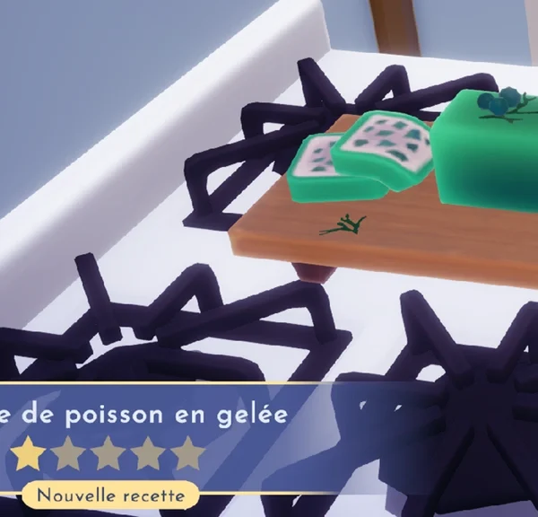 Terrine de poisson en gelée Dreamlight Valley : comment préparer cette recette 1 étoile ?