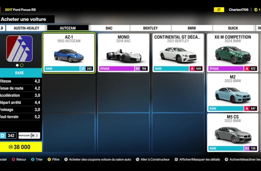Autozam AZ 1 Forza Horizon 6 : code, emplacement, build… comment la récupérer et en faire l'une des meilleures voitures de Drag Race ?