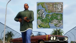 La map de GTA San Andreas met toujours une claque aux jeux modernes et voici pourquoi