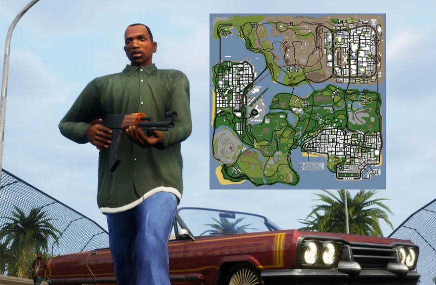 La map de GTA San Andreas met toujours une claque aux jeux modernes et voici pourquoi