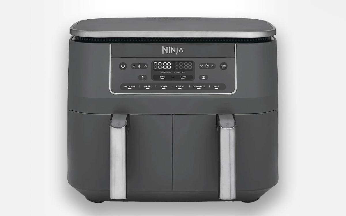 Le air fryer Ninja DualZone XL passe à petit prix en cumulant ces 2 offres, c’est le moment d’en profiter !