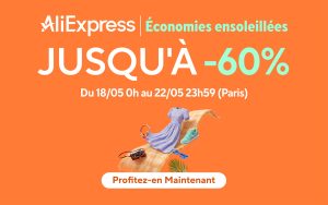 AliExpress enflamme le printemps : jusqu’à 60% de réduction sur tout le site