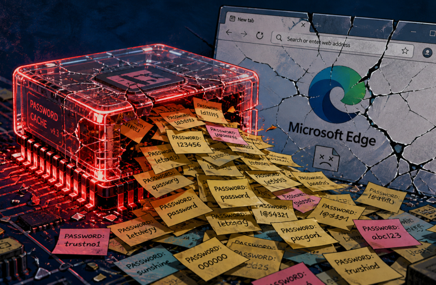 Edge – Les mots de passe en clair en mémoire, by design