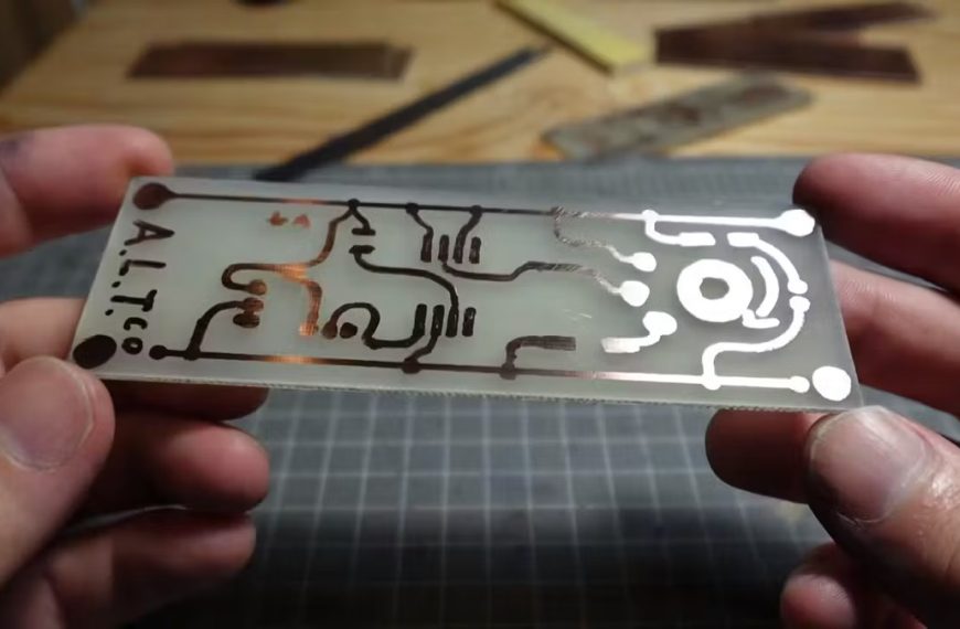 Fabriquer un circuit imprimé sans aucun logiciel, juste avec un marqueur