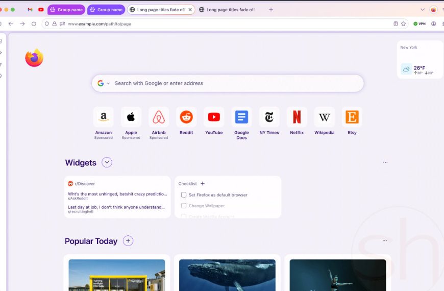 Firefox : la prochaine grosse refonte graphique est déjà disponible, voici comment la tester