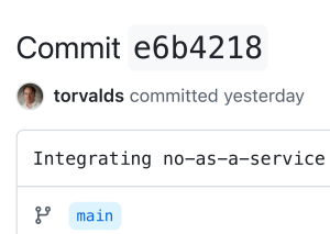 GitHub commit spoofing – Quand n'importe qui peut être Linus