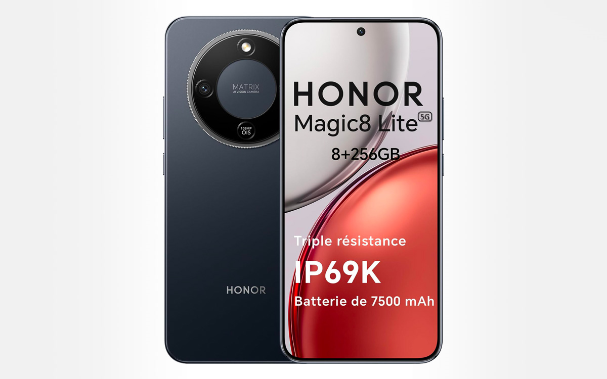 Le récent Honor Magic8 Lite atteint son prix le plus bas pour les French Days, c’est une super affaire !
