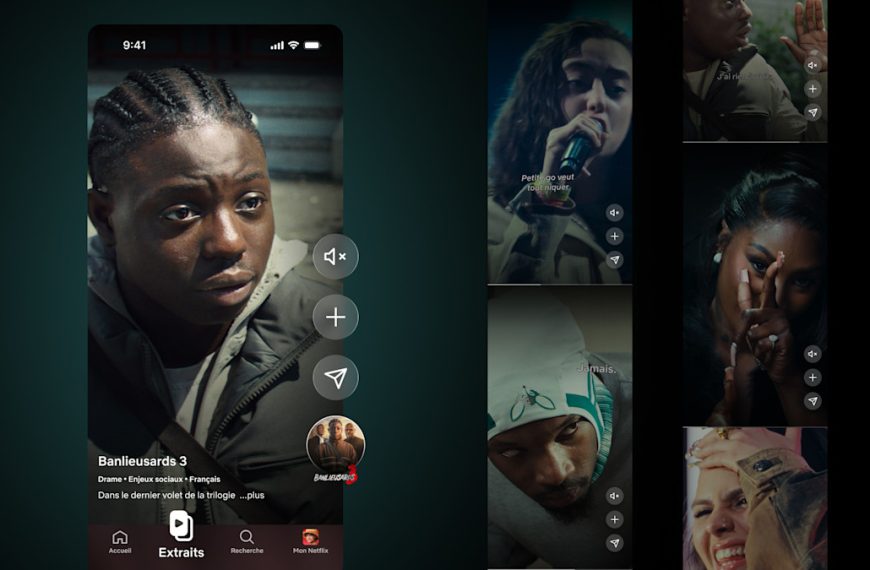 Netflix chamboule l’interface de son app mobile et ajoute une section verticale à la TikTok