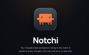 Notchi – Une mascotte pixel-art dans l'encoche pour Claude Code