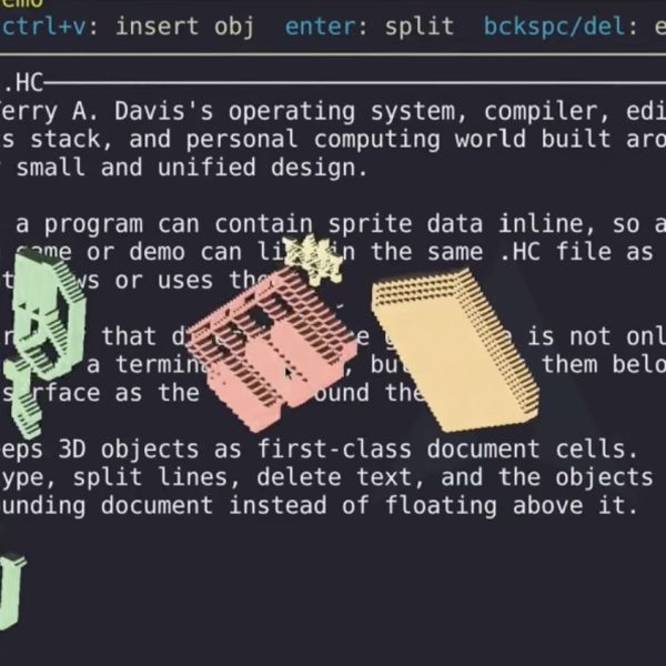Ratty, l'émulateur de terminal qui affiche de la 3D directement dans la ligne de commande