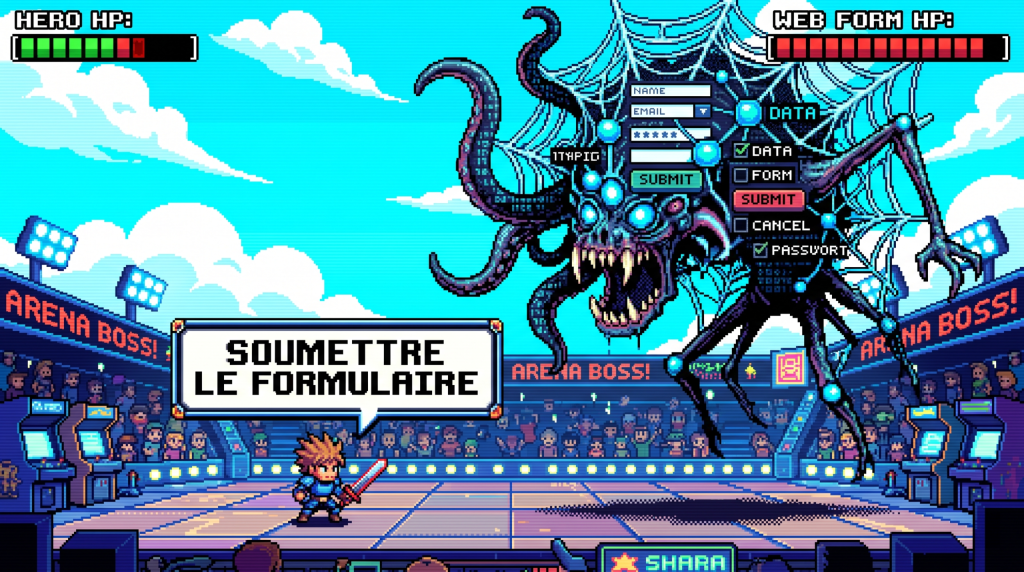 Submit This Form – Le jeu où le boss final est un formulaire web