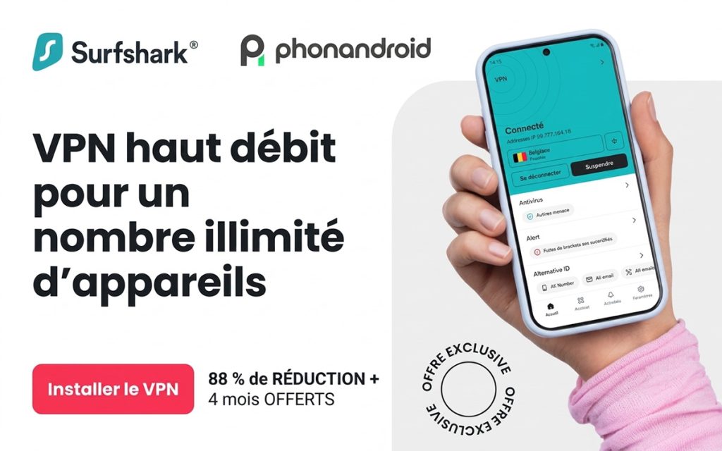 Ce VPN complet avec antivirus intégré est à un petit prix (-88%), avec 4 mois offerts