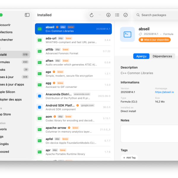 Taphouse – La GUI Homebrew avec scanner CVE intégré