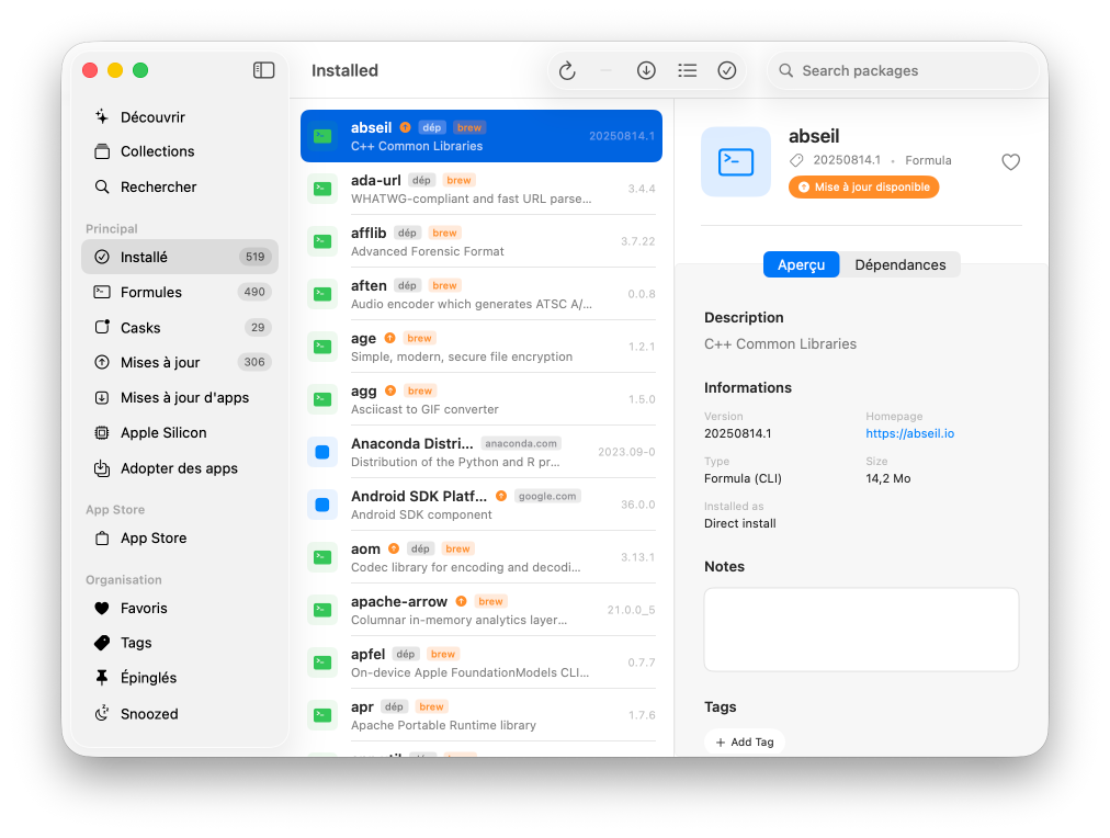 Taphouse – La GUI Homebrew avec scanner CVE intégré