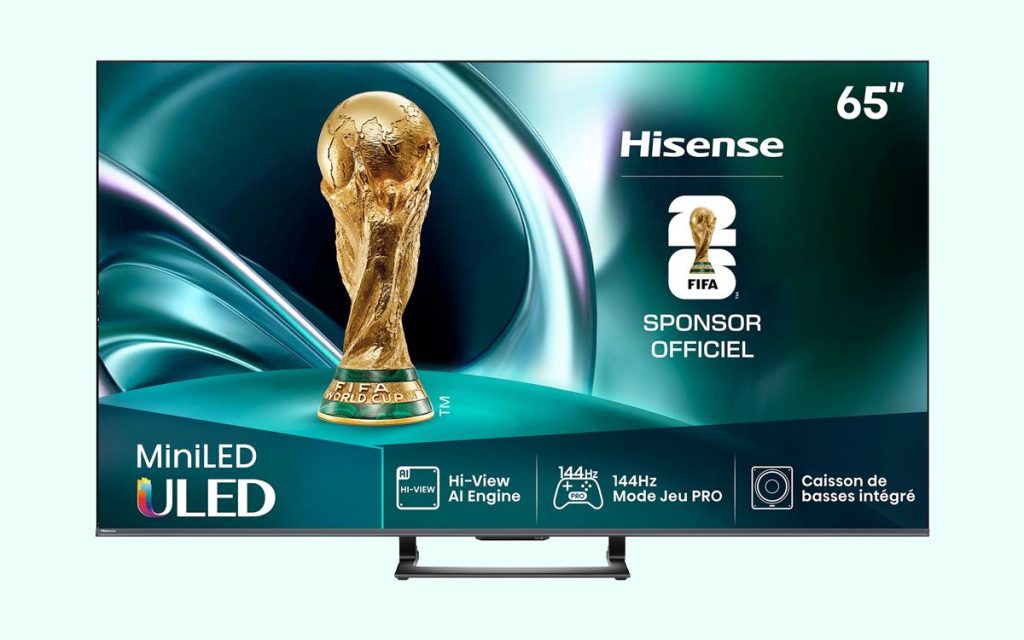 Coupe du Monde : cette TV QLED Mini LED de 65 pouces chute à moins de 500 € chez Darty