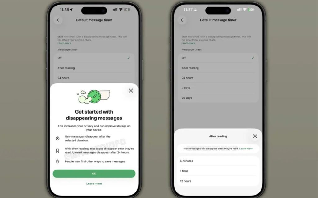 WhatsApp va enfin améliorer ses messages éphémères en vous donnant plus de contrôle