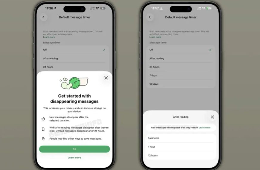 WhatsApp va enfin améliorer ses messages éphémères en vous donnant plus de contrôle