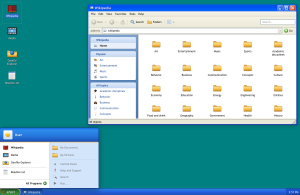 Wikipedia File Explorer – L'encyclopédie en mode Windows XP