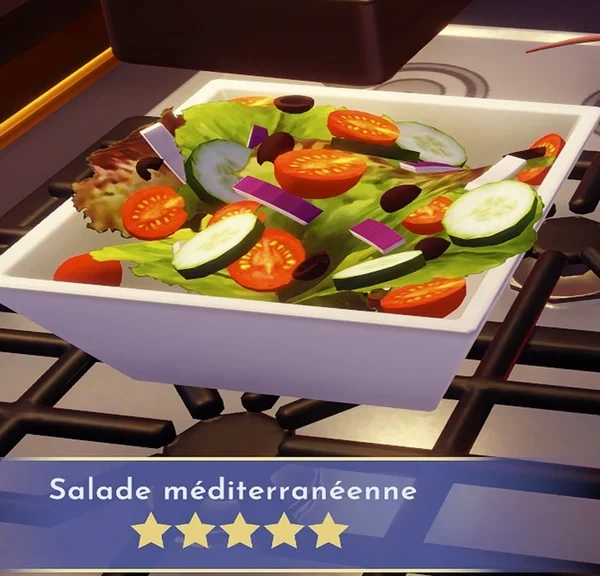 Salade méditerranéenne Dreamlight Valley : comment préparer cette recette 5 étoiles ?