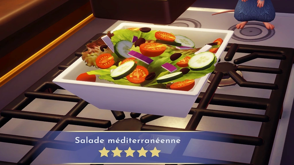 Salade méditerranéenne Dreamlight Valley : comment préparer cette recette 5 étoiles ?