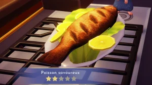 Poisson savoureux Dreamlight Valley : comment préparer cette recette 2 étoiles ?