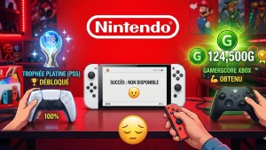 C'est décevant pour la Switch 2, le système de succès que tout le monde attendait n'est pas comme sur PS5 ou Xbox