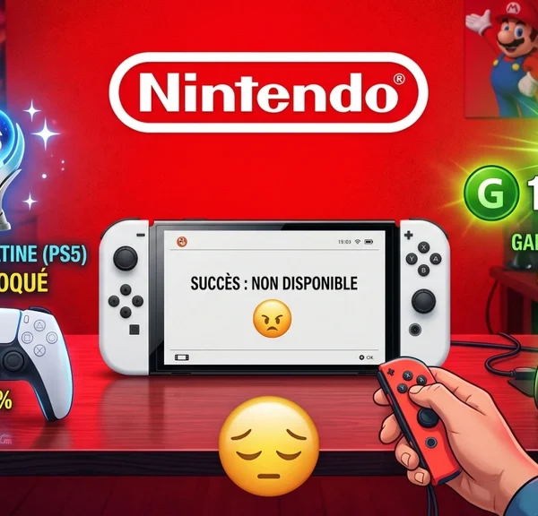 C'est décevant pour la Switch 2, le système de succès que tout le monde attendait n'est pas comme sur PS5 ou Xbox
