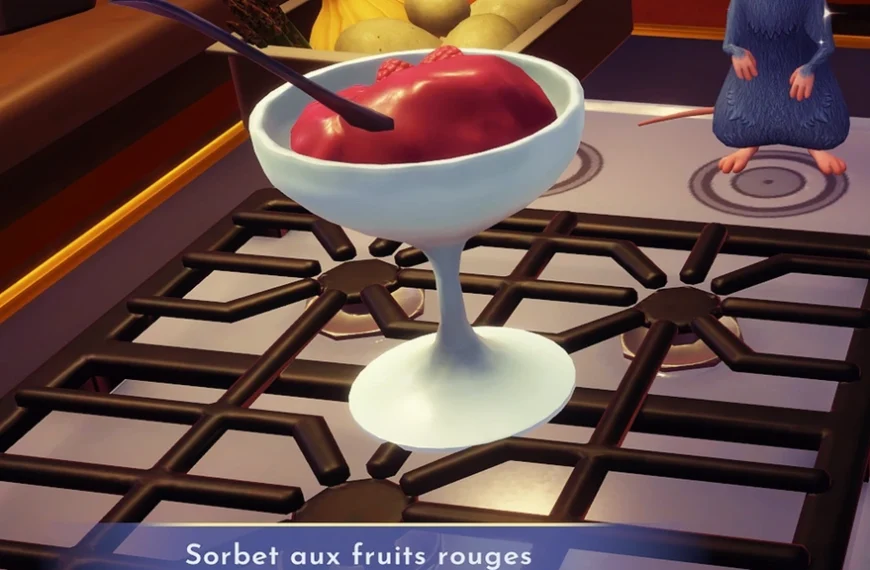 Sorbet aux fruits rouges Dreamlight Valley : comment préparer cette recette 4 étoiles ?
