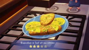 Espadon à l'ail et au citron Dreamlight Valley : comment préparer cette recette 3 étoiles ?