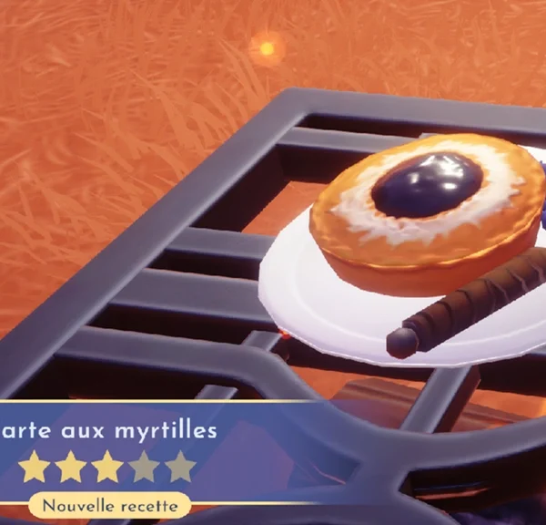 Tarte aux myrtilles Dreamlight Valley : comment préparer cette recette 3 étoiles ?